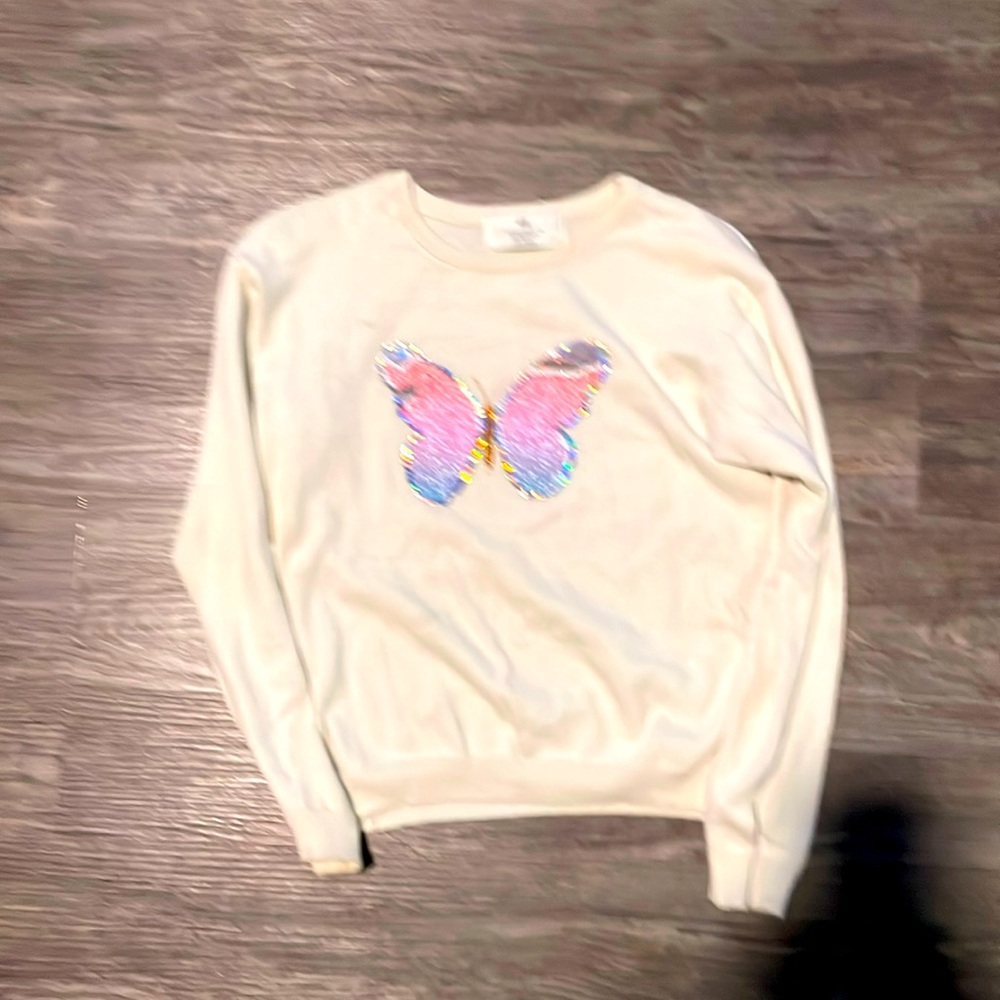 H&M butterfly sweater